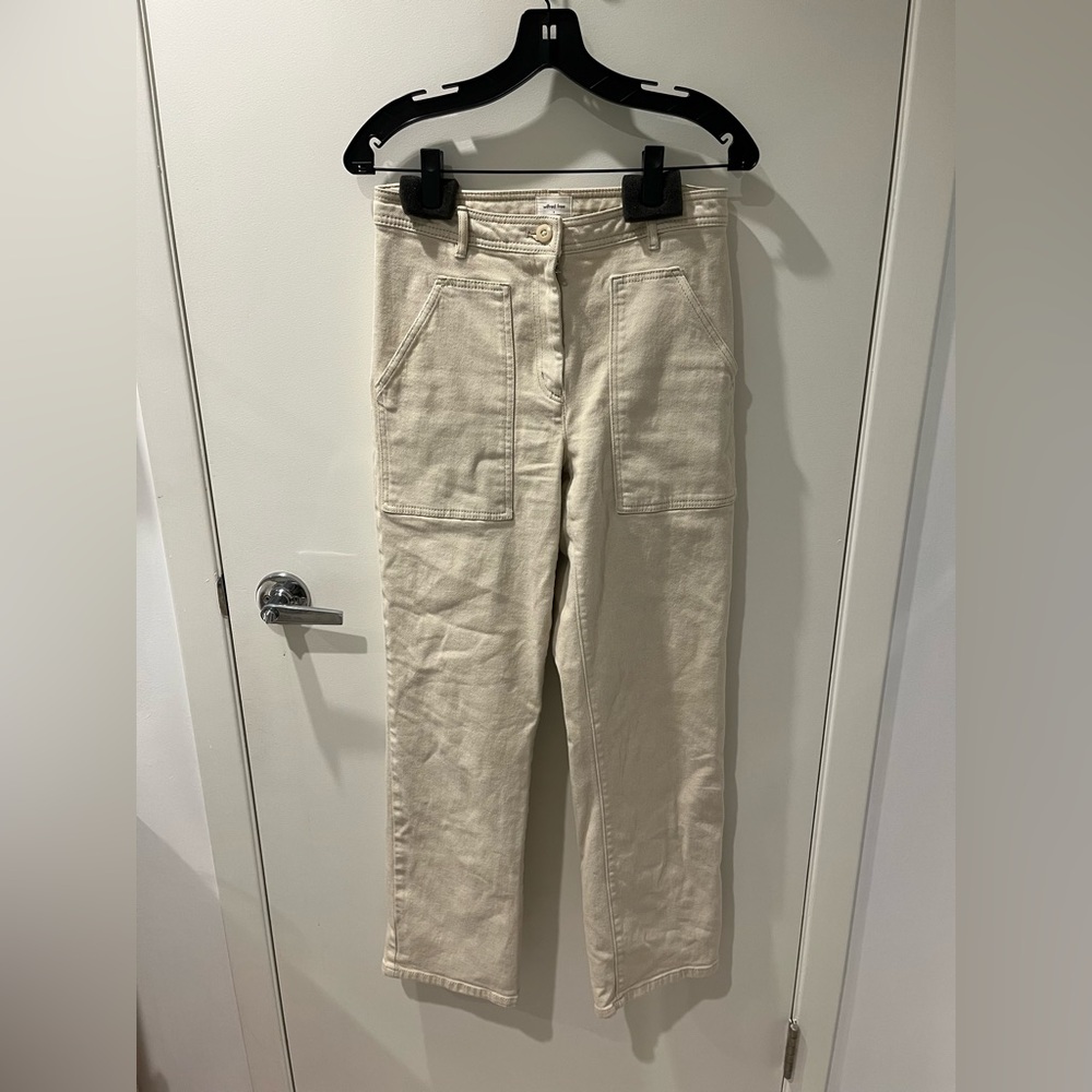 Wilfred Cream Wide Leg Pants - Picture 4 of 9